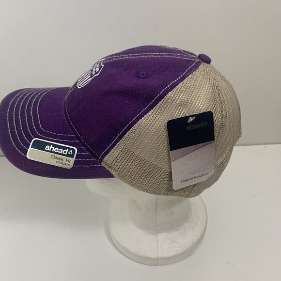 Union Pacific Railroad AHEAD Cap Hat Purple with Pride Flag on the side NWT - Picture 5 of 14
